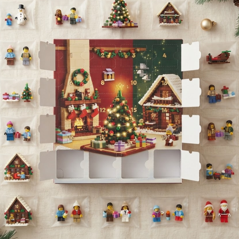 Bouwsteentjes Kerst Adventkalender